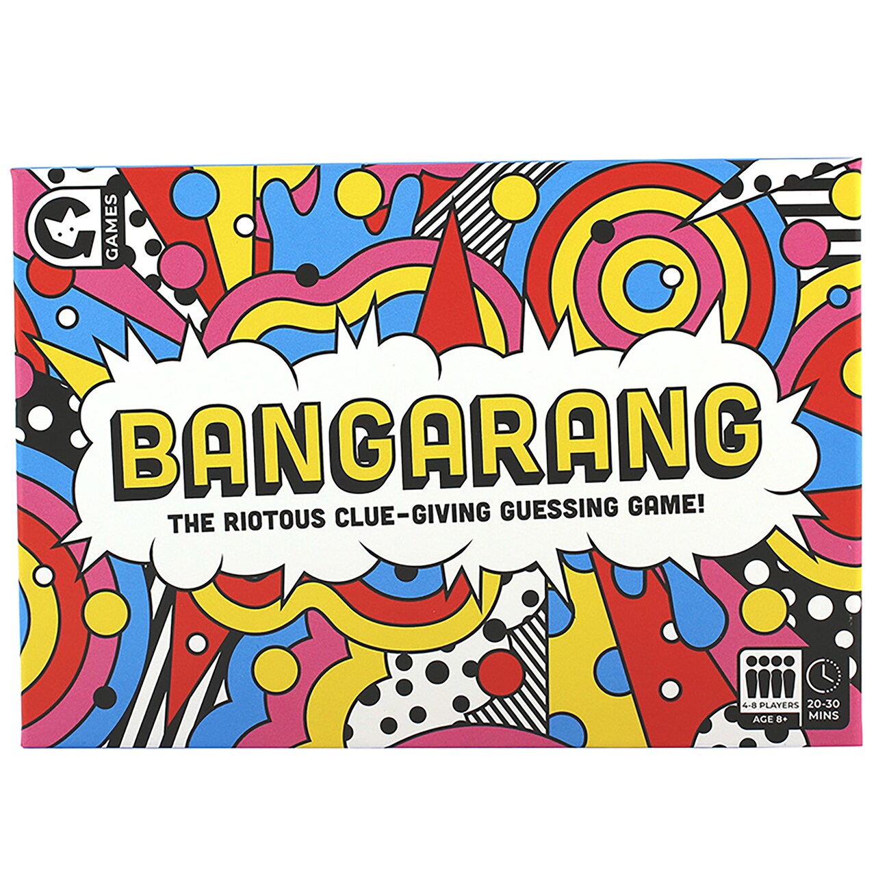 Ginger Fox: Bangarang - Party Card Game, Spin On Classic Charades, Work Together Giving A Variety of Clues All at Once, Family & Kids 8+, 4-8 Players
